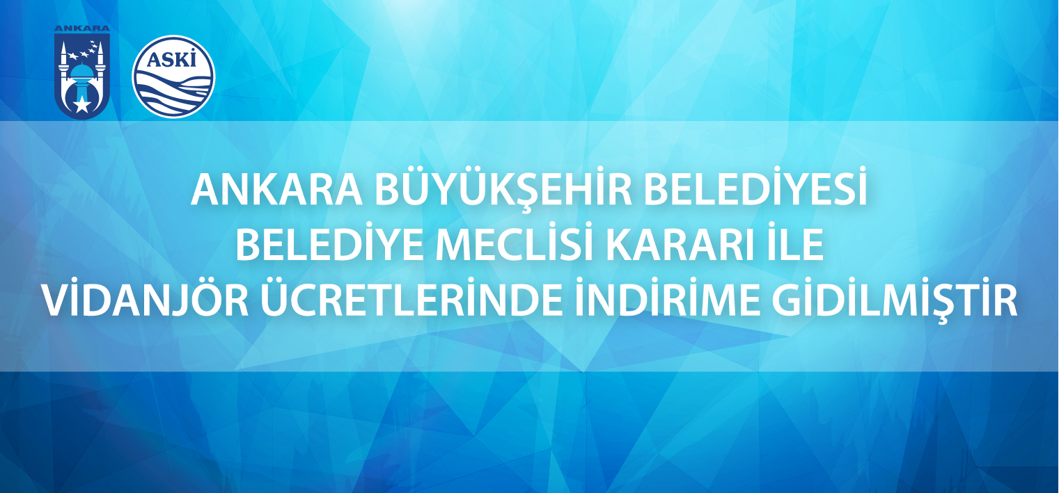 Ankara Büyükşehir Belediyesi Belediye Meclisi 09.07.2018 Tarihli 1079 Nolu Kararı İle Vidanjör Ücretlerinde İndirime Gidilmiştir