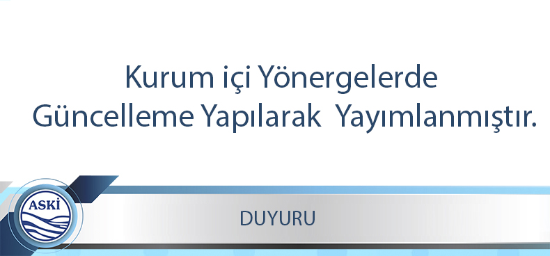 Duyuru: Yeni Görev, Yetki ve Çalışma Yönergeleri